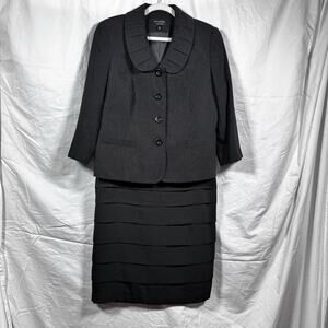 Vintage Y2K Larry Levine Signature Suit  Size 12 Career Tailored Feminine